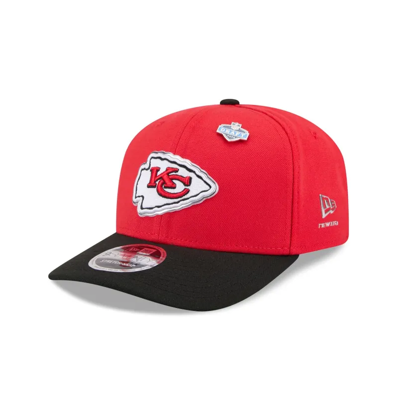 Kansas City Chiefs 2026 Draft 9SEVENTY Stretch-Snap Hat made by New Era