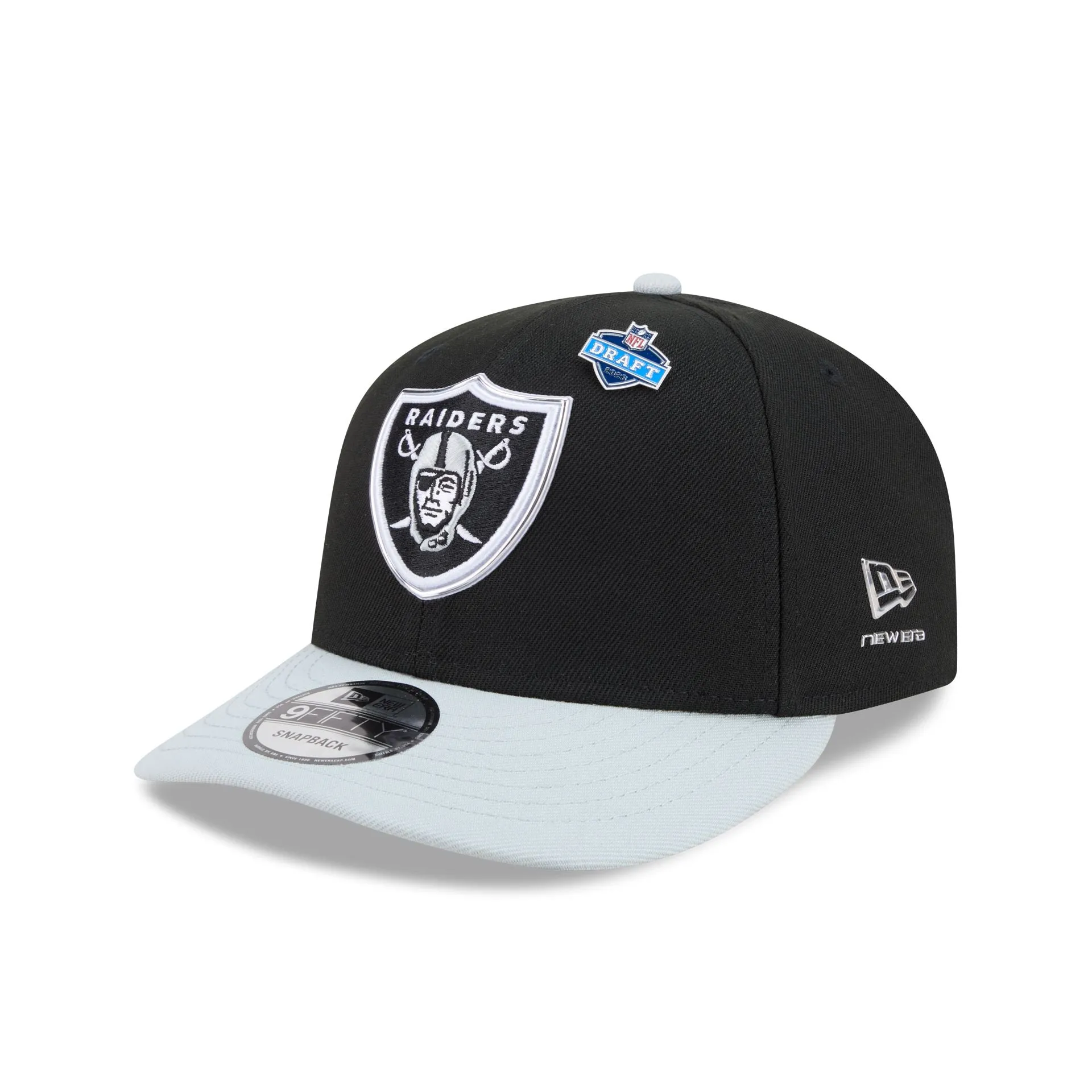 Las Vegas Raiders 2026 Draft 9FIFTY Snapback Hat sold by New Era
