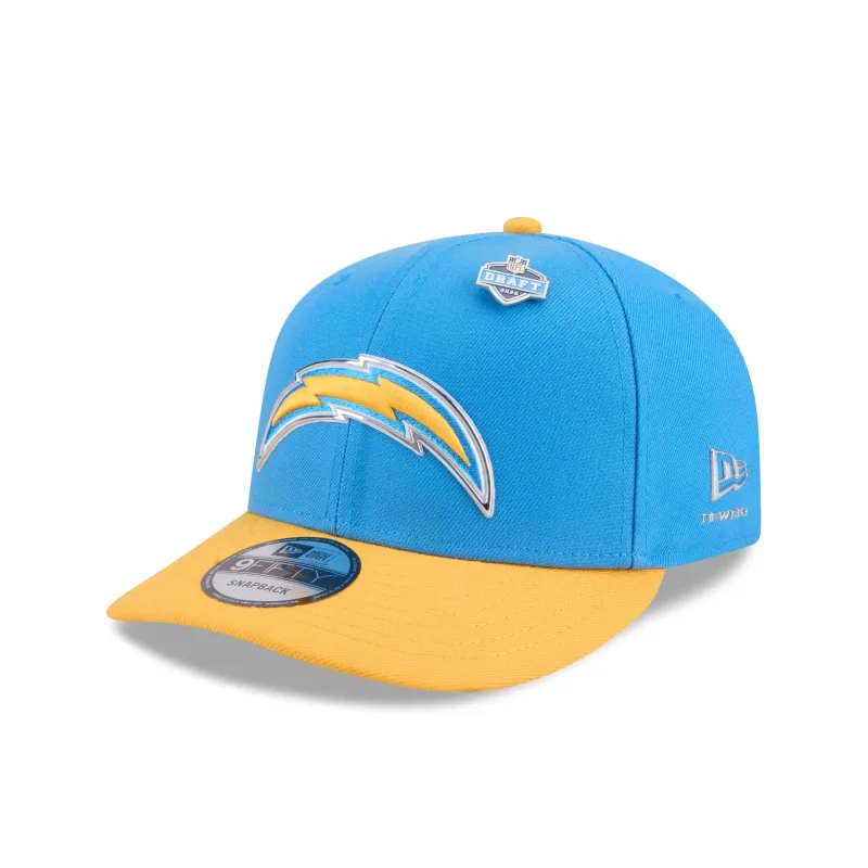 Los Angeles Chargers 2026 Draft 9FIFTY Snapback Hat made by New Era