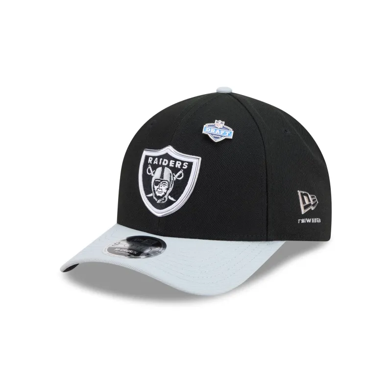 Las Vegas Raiders 2026 Draft 9FORTY M-Crown Snapback Hat made by New Era