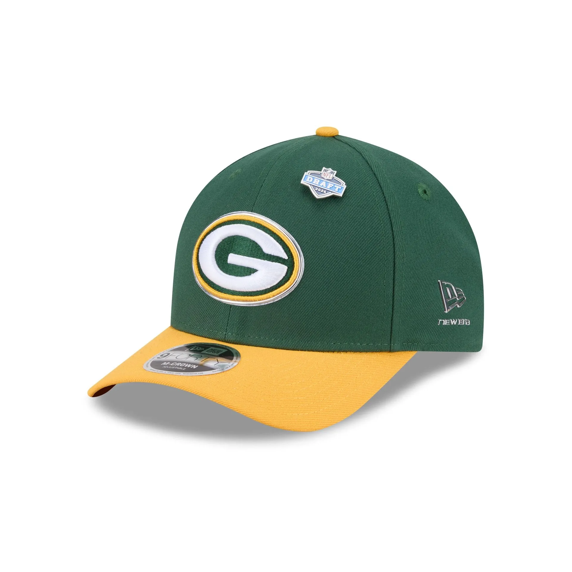 Green Bay Packers 2026 Draft 9FORTY M-Crown Snapback Hat sold by New Era