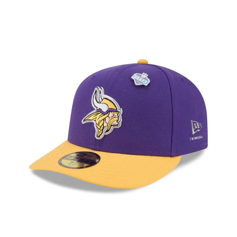 Minnesota Vikings 2026 Draft 59FIFTY Fitted Hat made by New Era