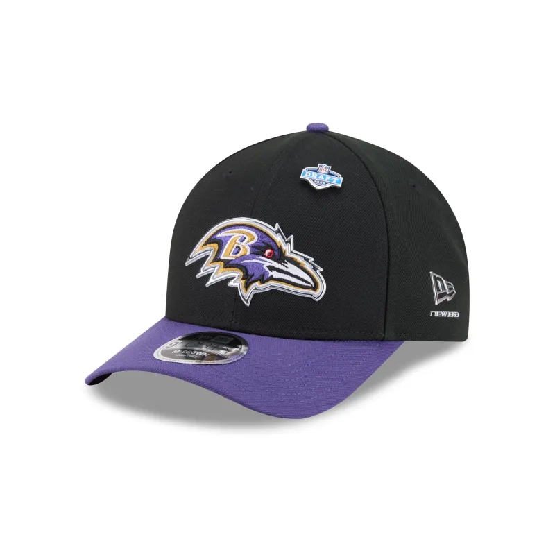 Baltimore Ravens 2026 Draft 9FORTY M-Crown Snapback Hat made by New Era