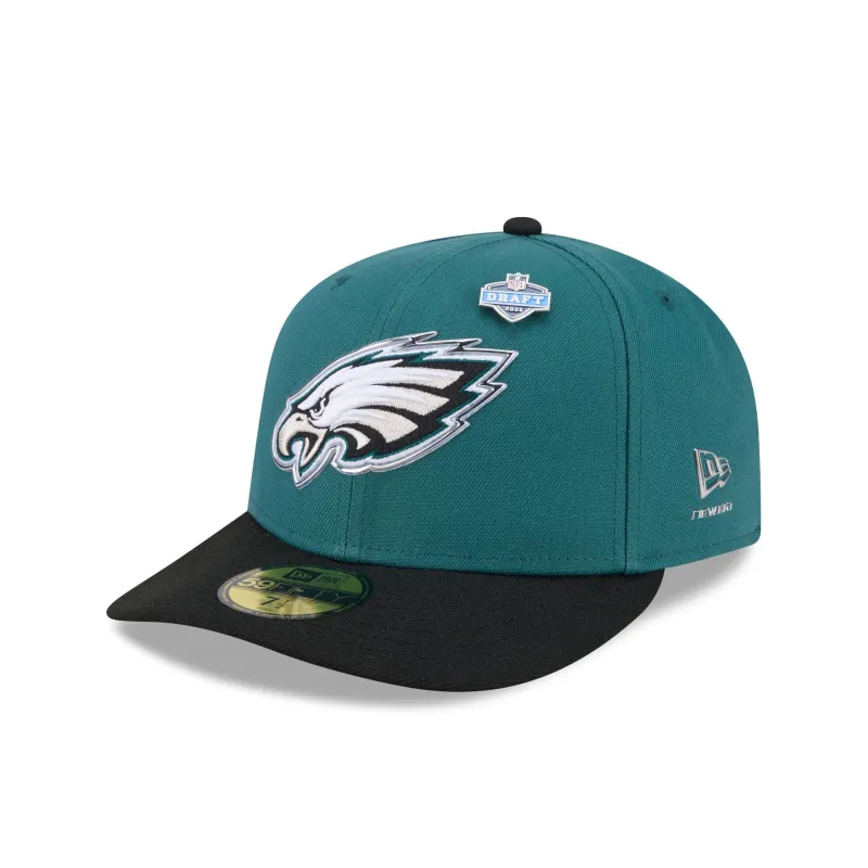 Philadelphia Eagles 2026 Draft 59FIFTY Fitted Hat made by New Era