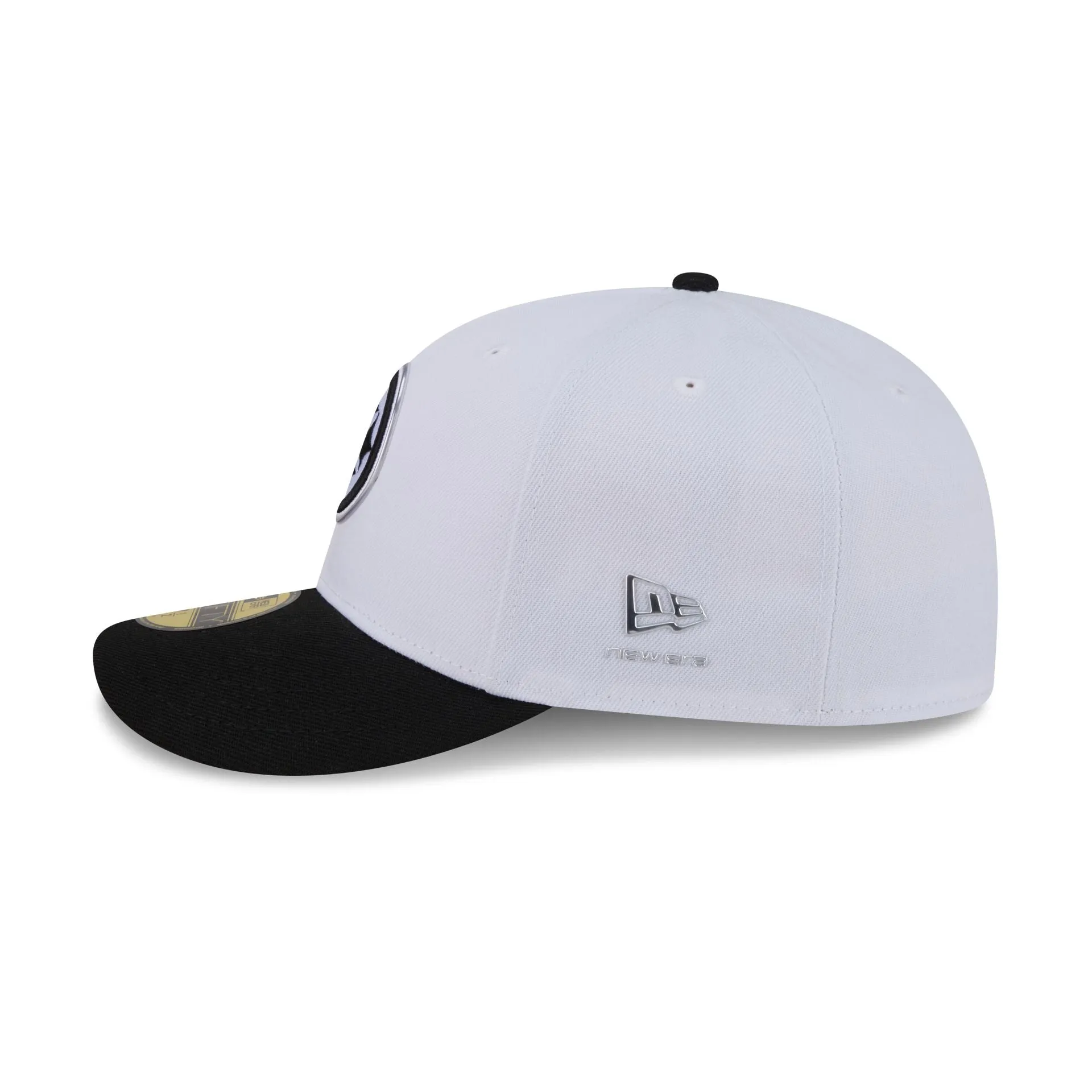 Pittsburgh Steelers 2026 Draft Black and White 59FIFTY Fitted Hat sold by New Era product image thumbnail 4