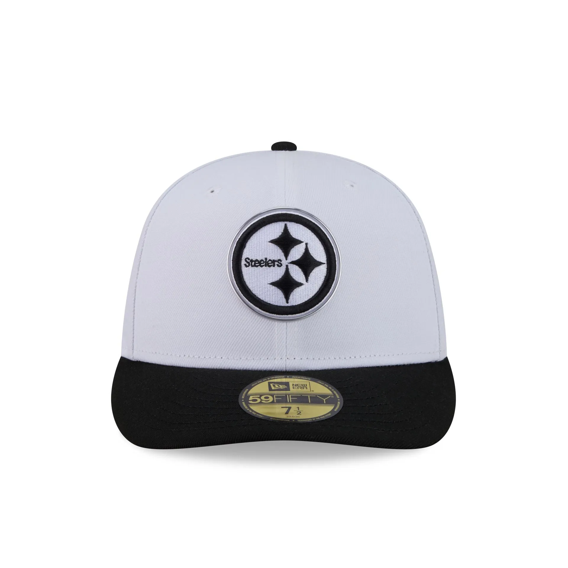 Pittsburgh Steelers 2026 Draft Black and White 59FIFTY Fitted Hat sold by New Era product image thumbnail 2