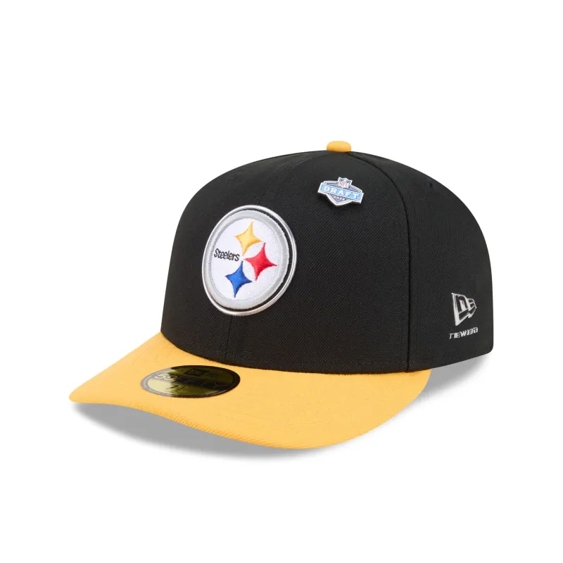 Pittsburgh Steelers 2026 Draft 59FIFTY Fitted Hat made by New Era