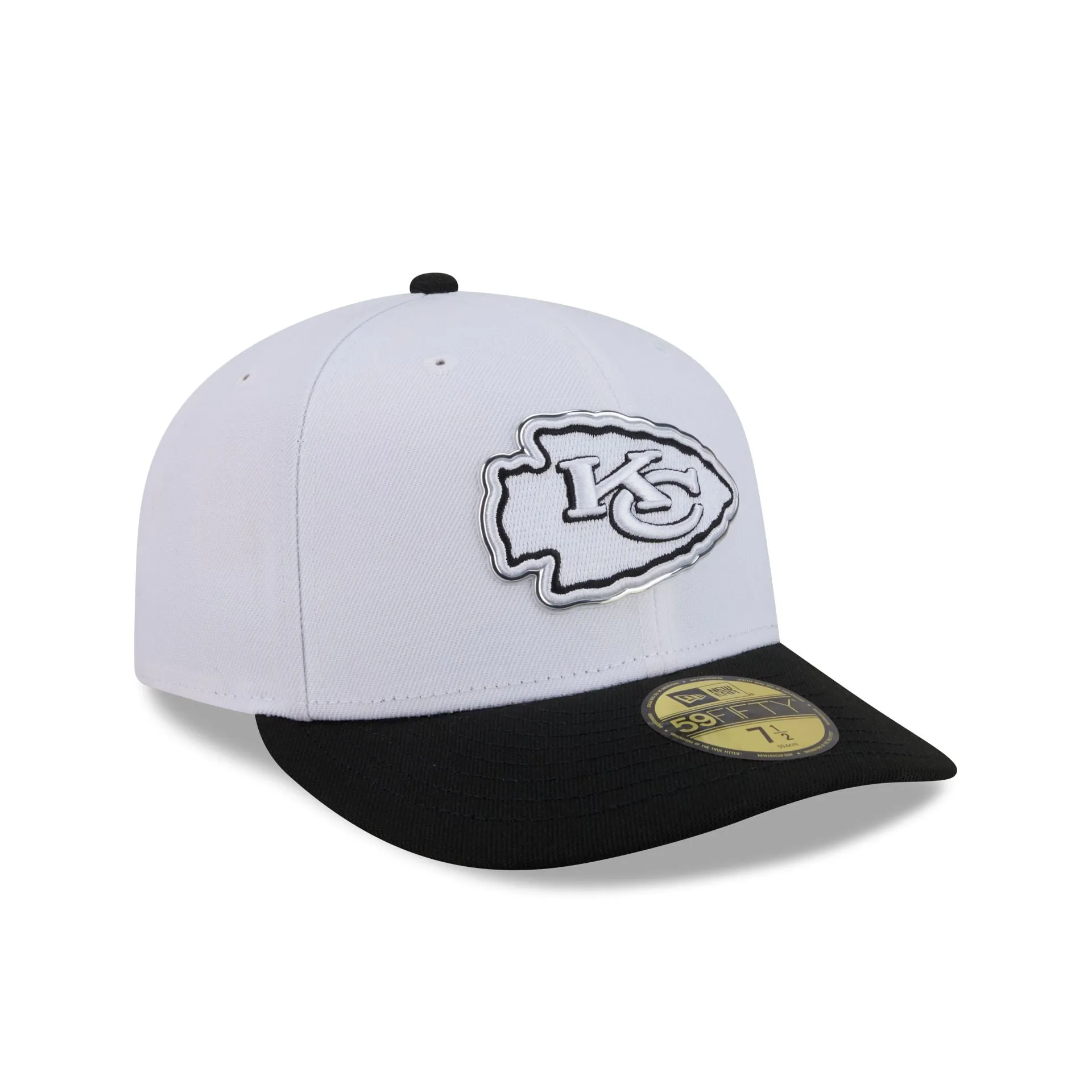 Kansas City Chiefs 2026 Draft Black and White 59FIFTY Fitted Hat sold by New Era product image thumbnail 3