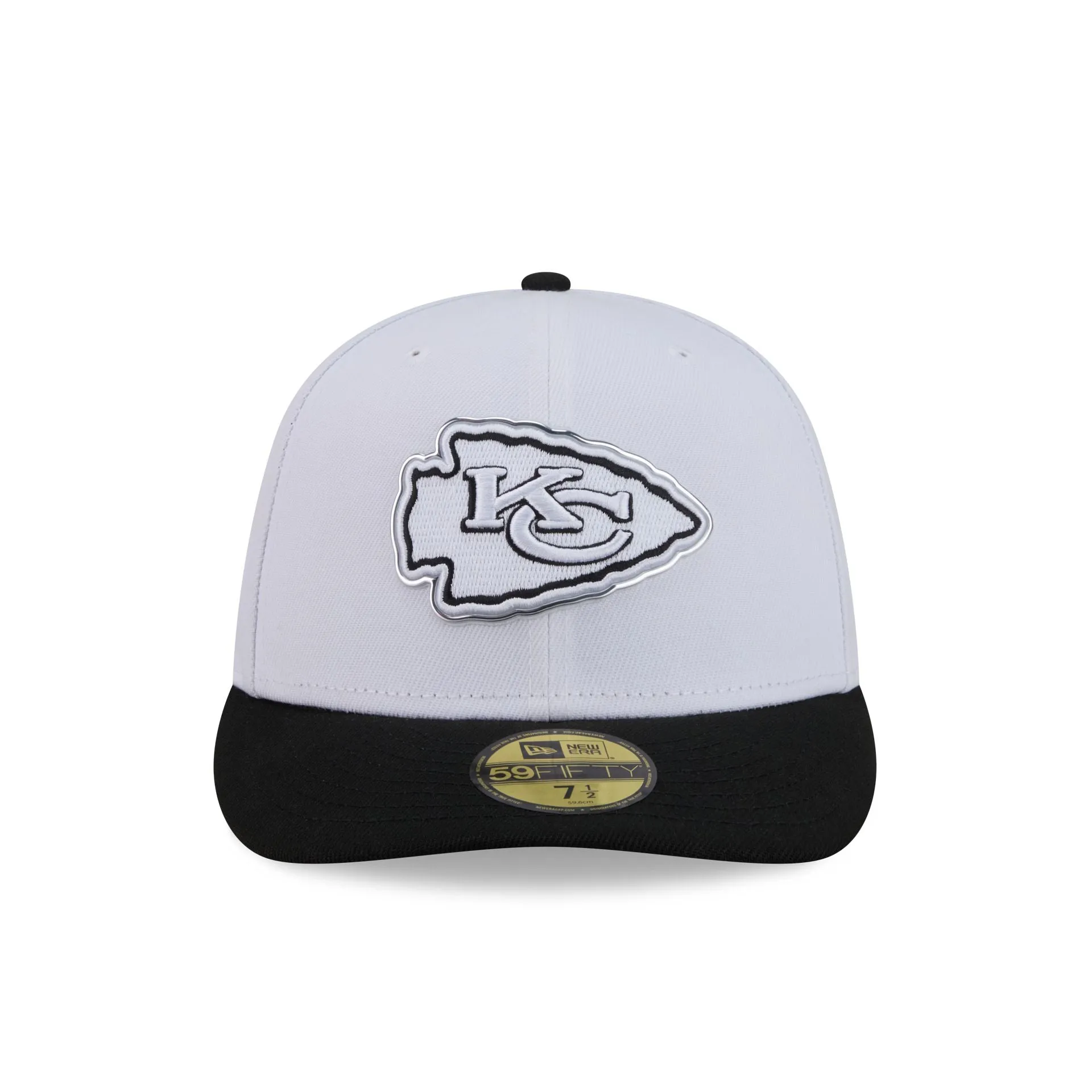 Kansas City Chiefs 2026 Draft Black and White 59FIFTY Fitted Hat sold by New Era product image thumbnail 2