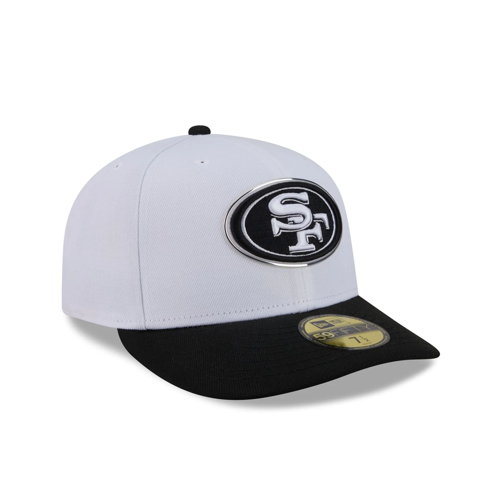 San Francisco 49ers 2026 Draft Black and White 59FIFTY Fitted Hat sold by New Era product image thumbnail 3