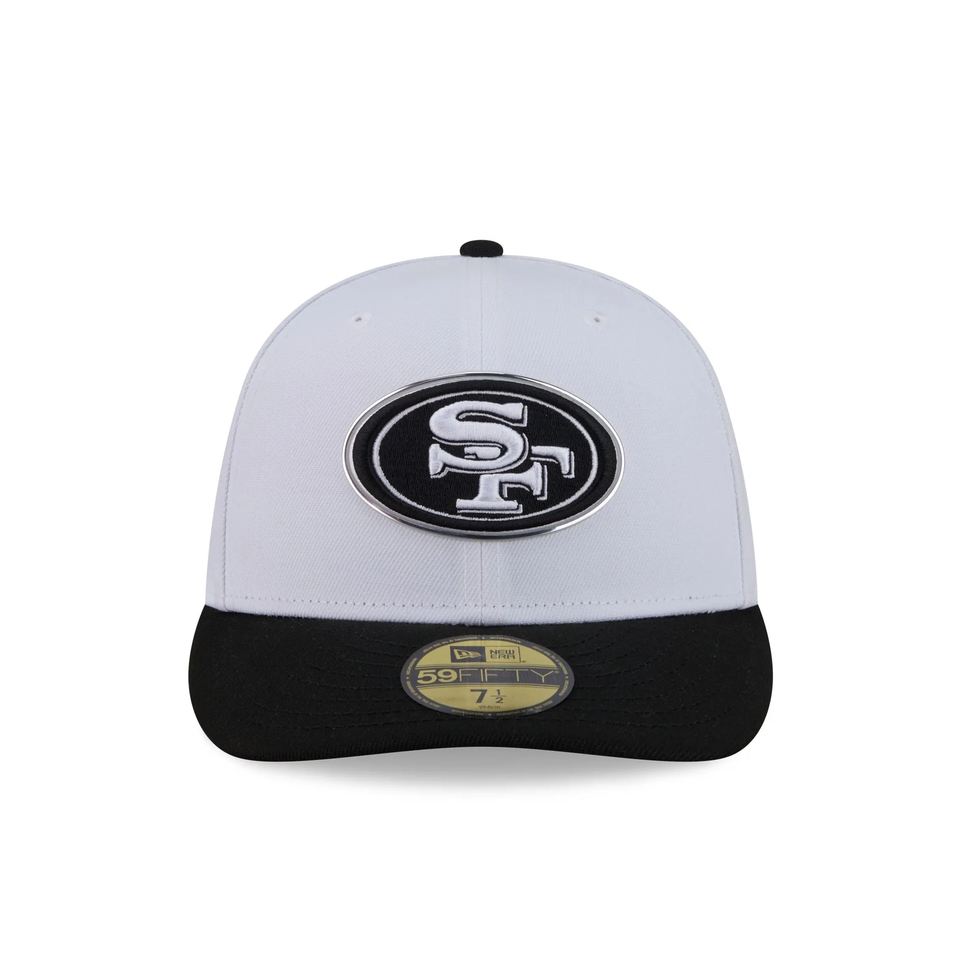 San Francisco 49ers 2026 Draft Black and White 59FIFTY Fitted Hat sold by New Era product image thumbnail 2