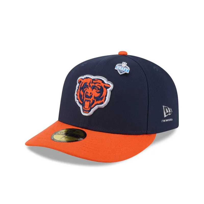 Chicago Bears 2026 Draft 59FIFTY Fitted Hat made by New Era