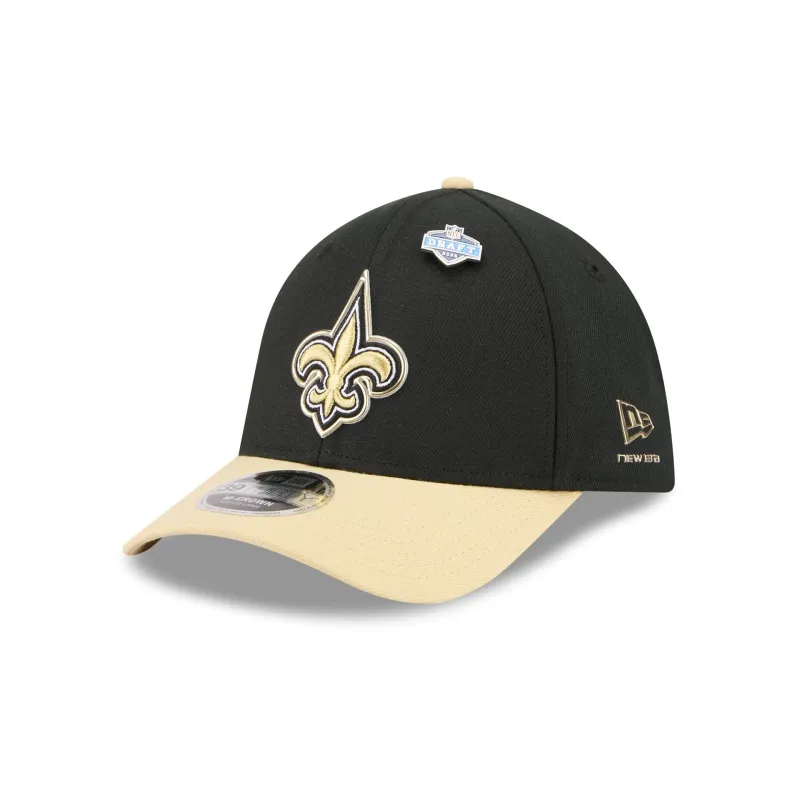 New Orleans Saints 2026 Draft 39THIRTY M-Crown Stretch Fit Hat made by New Era