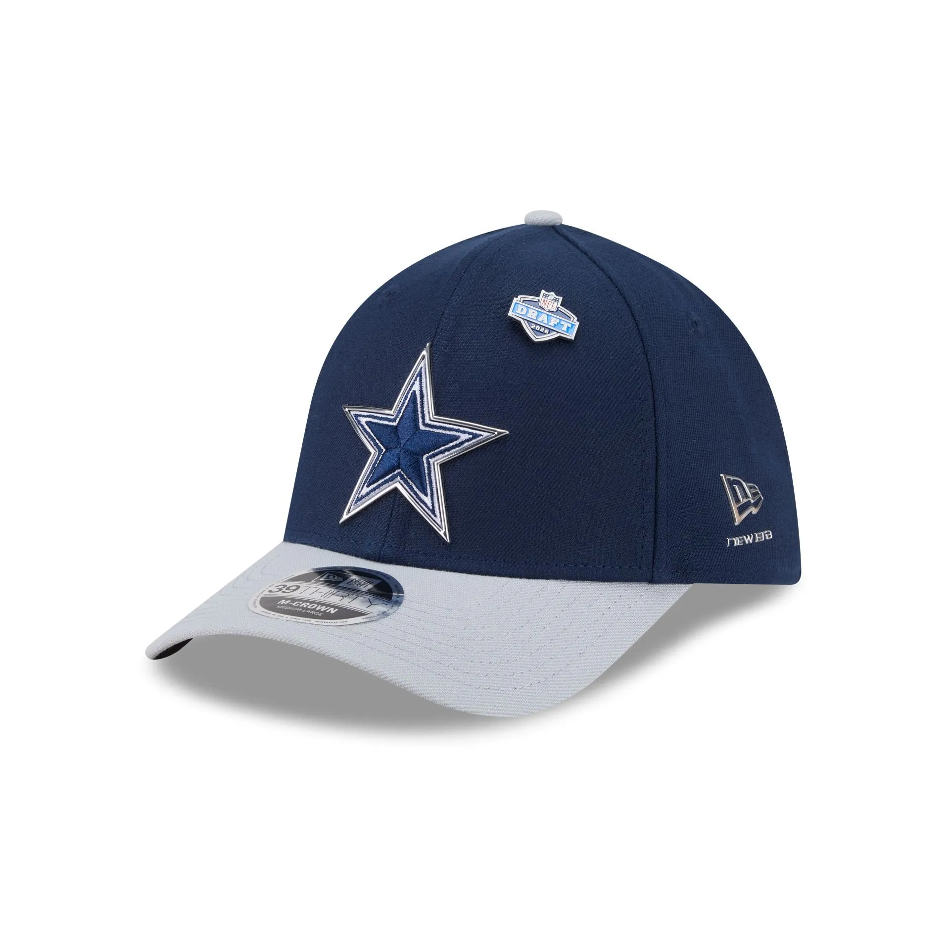 Dallas Cowboys 2026 Draft 39THIRTY M-Crown Stretch Fit Hat sold by New Era