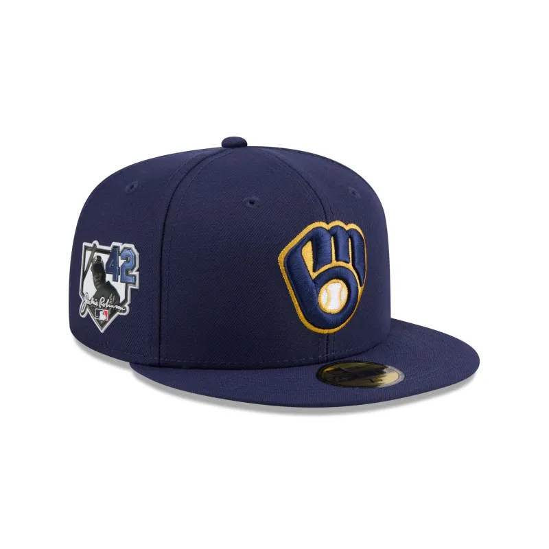Milwaukee Brewers Jackie Robinson Day 2026 59FIFTY Fitted Hat made by New Era