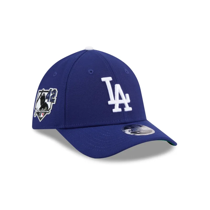 Los Angeles Dodgers Jackie Robinson Day 2026 39THIRTY M-Crown Stretch Fit Hat made by New Era
