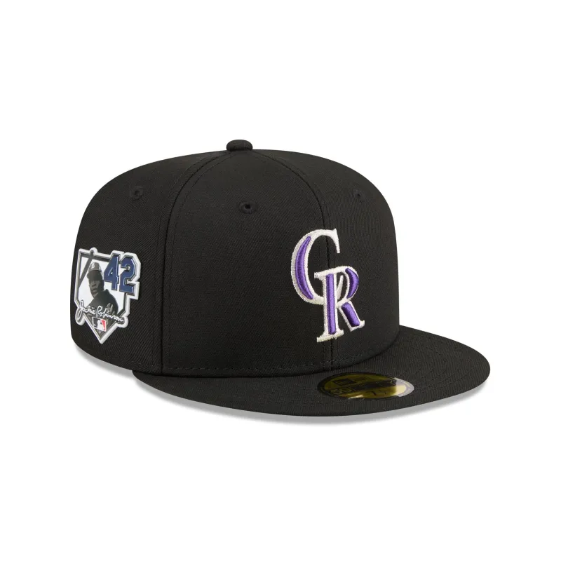 Colorado Rockies Jackie Robinson Day 2026 59FIFTY Fitted Hat made by New Era