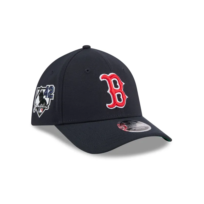 Boston Red Sox Jackie Robinson Day 2026 39THIRTY M-Crown Stretch Fit Hat made by New Era