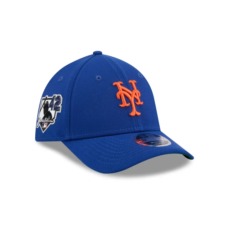 New York Mets Jackie Robinson Day 2026 39THIRTY M-Crown Stretch Fit Hat made by New Era