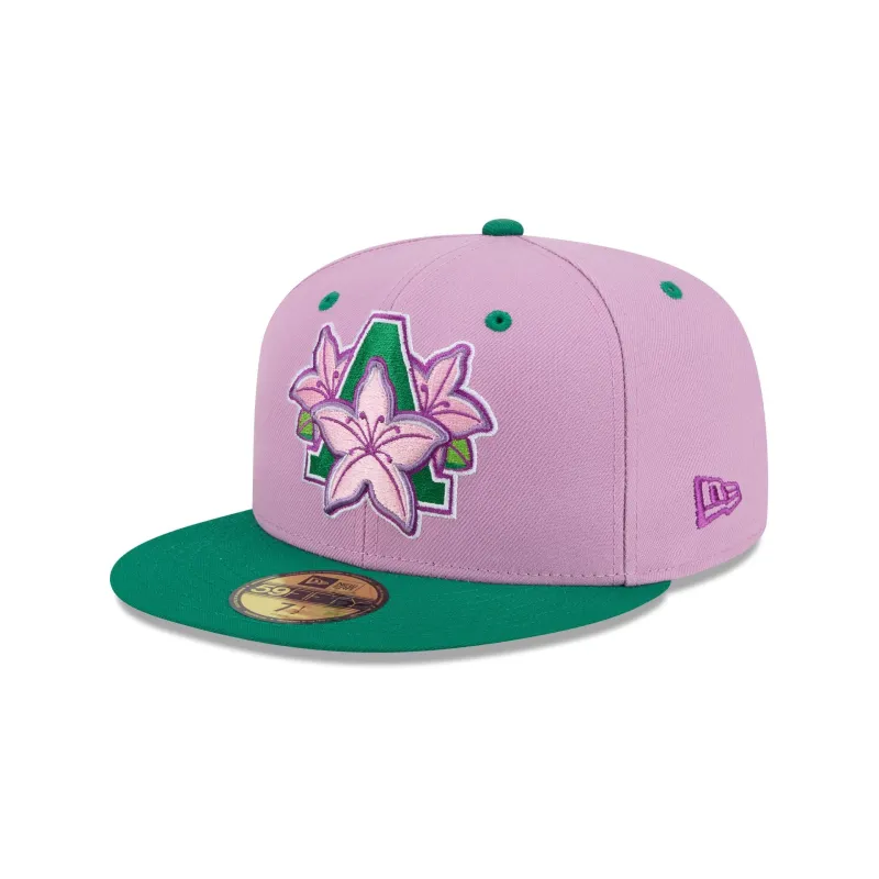 Augusta GreenJackets Theme Night Purple 59FIFTY Fitted Hat made by New Era