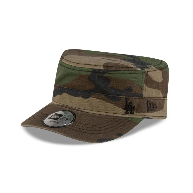 Los Angeles Dodgers Woodland Camo Military Cap made by New Era