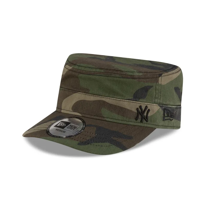 New York Yankees Woodland Camo Military Cap made by New Era
