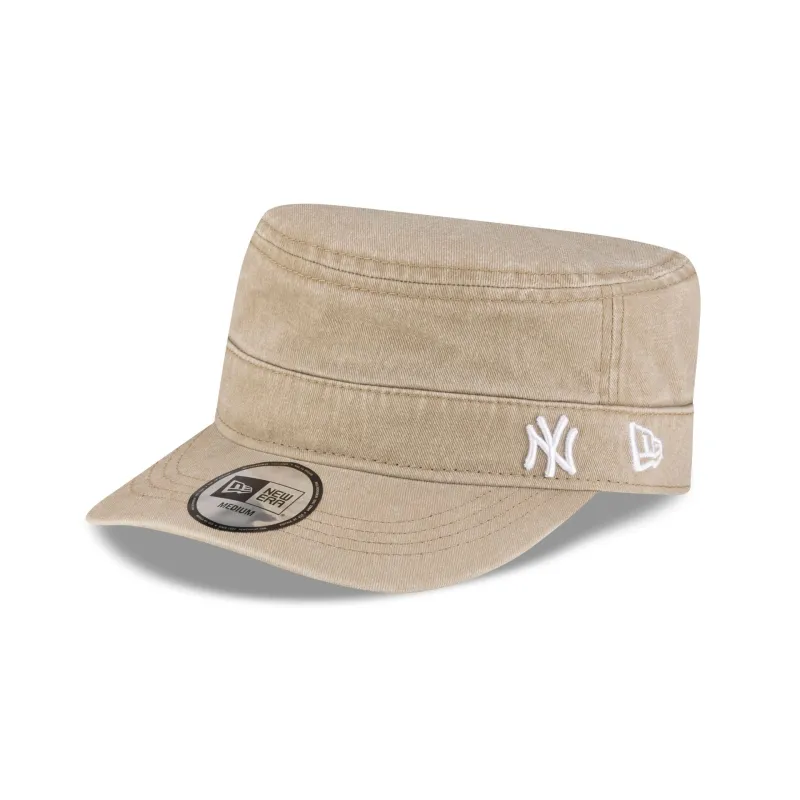 New York Yankees Pigment Dye Khaki Military Cap made by New Era