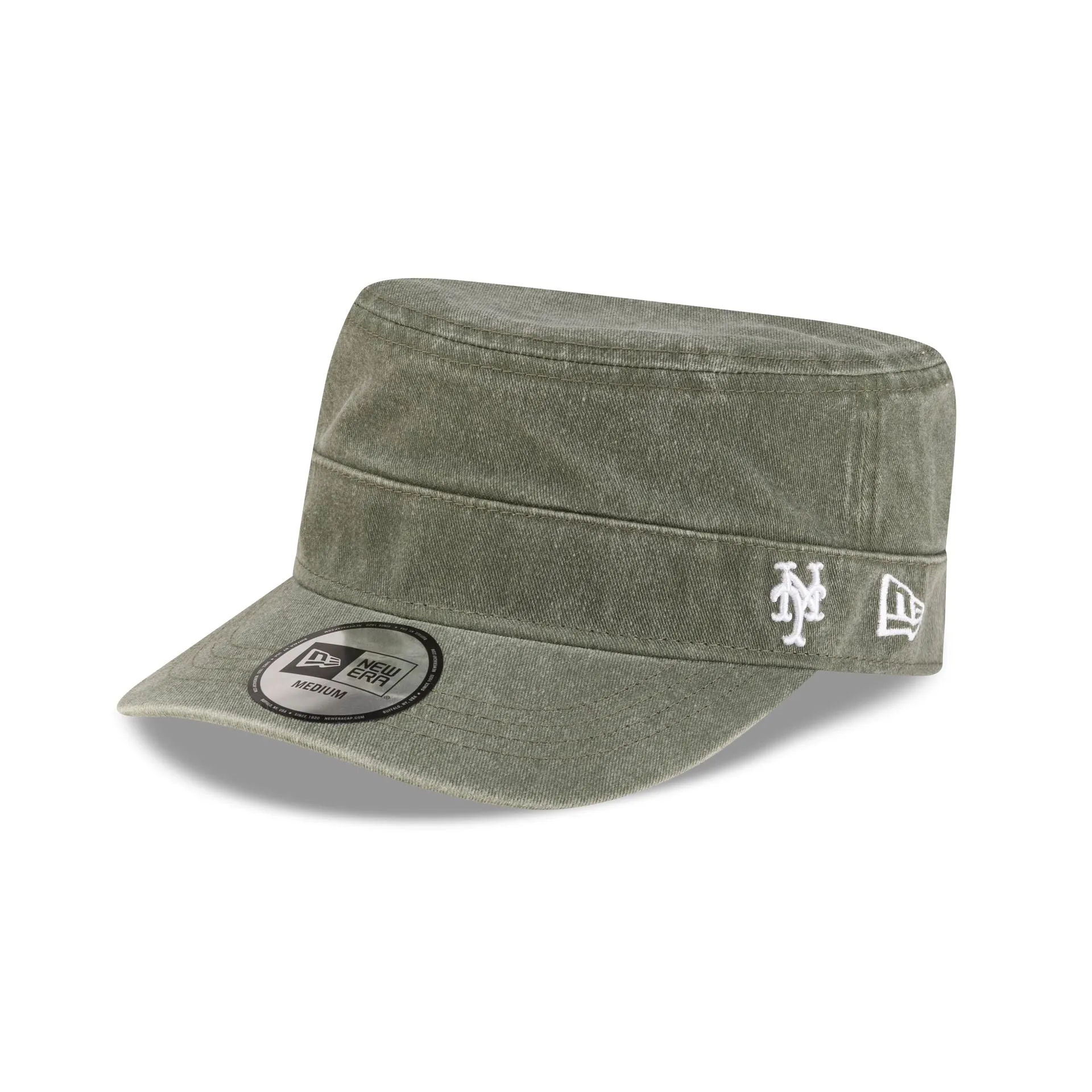 New York Mets Pigment Dye Olive Military Cap sold by New Era