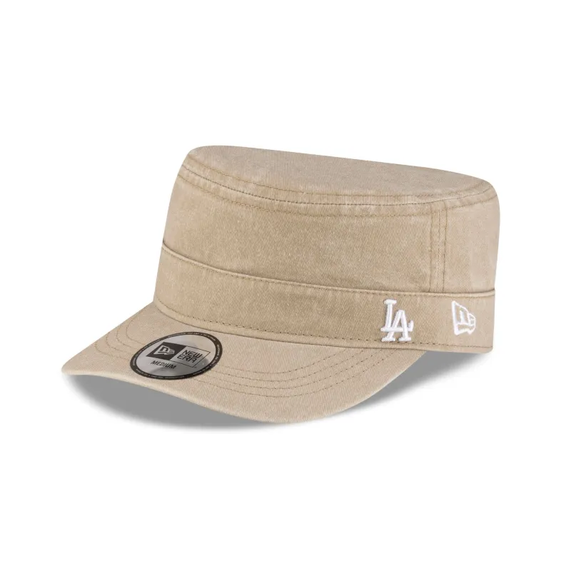 Los Angeles Dodgers Pigment Dye Khaki Military Cap made by New Era