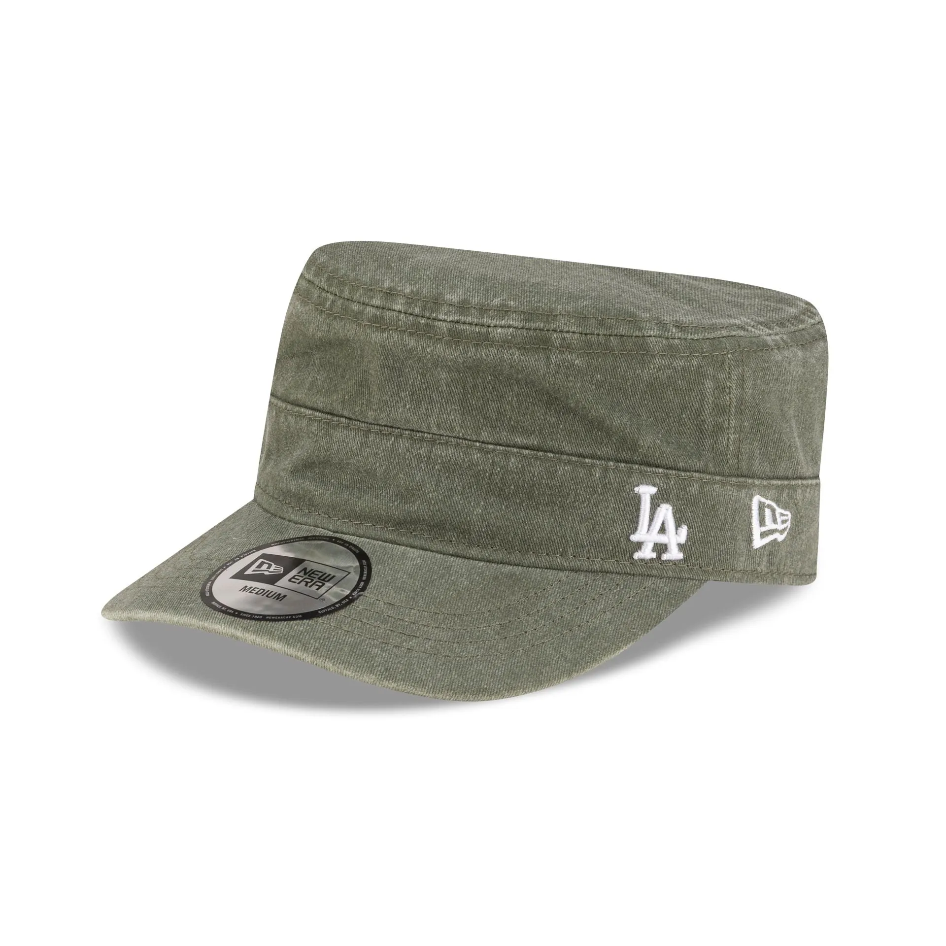 Los Angeles Dodgers Pigment Dye Olive Military Cap sold by New Era