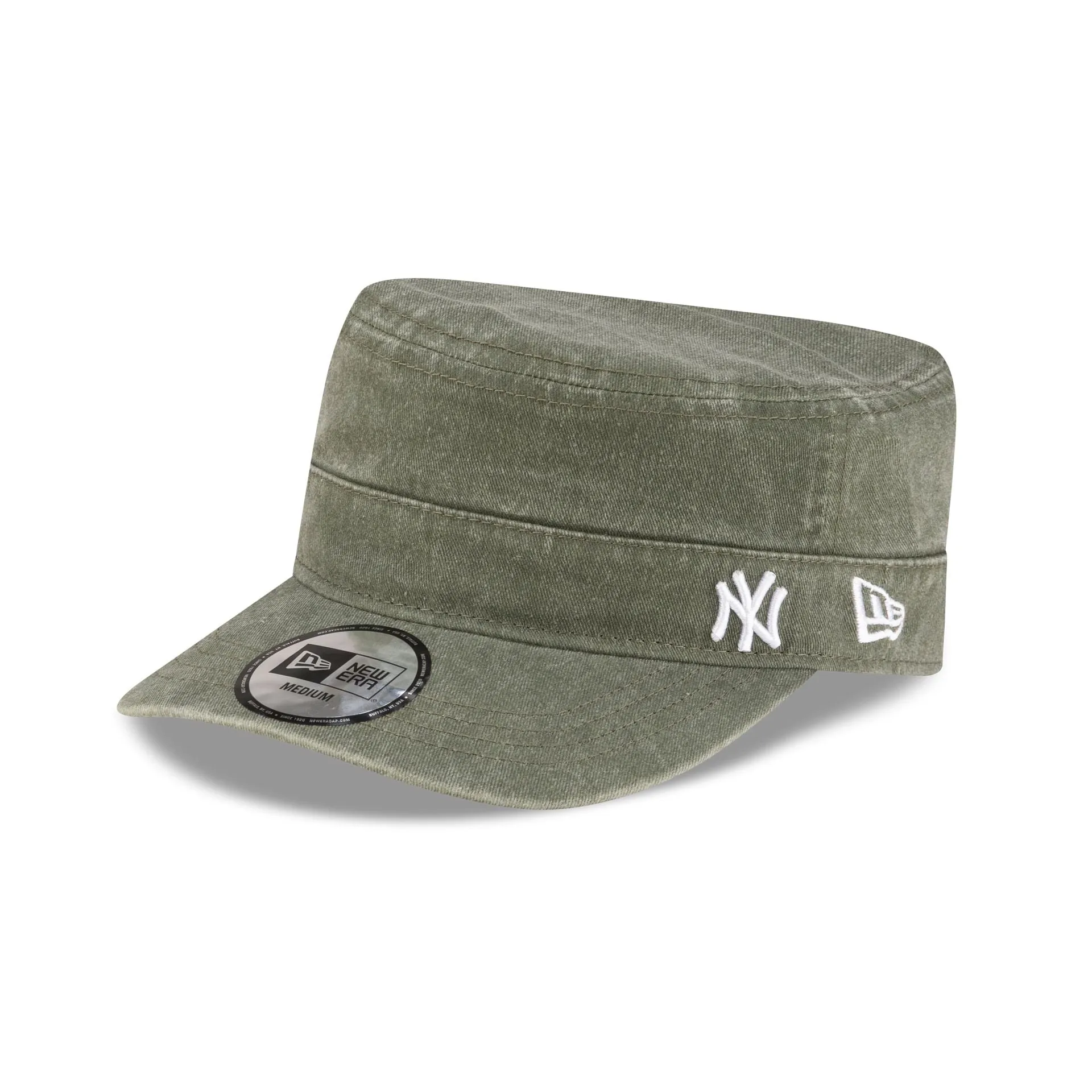 New York Yankees Pigment Dye Olive Military Cap sold by New Era