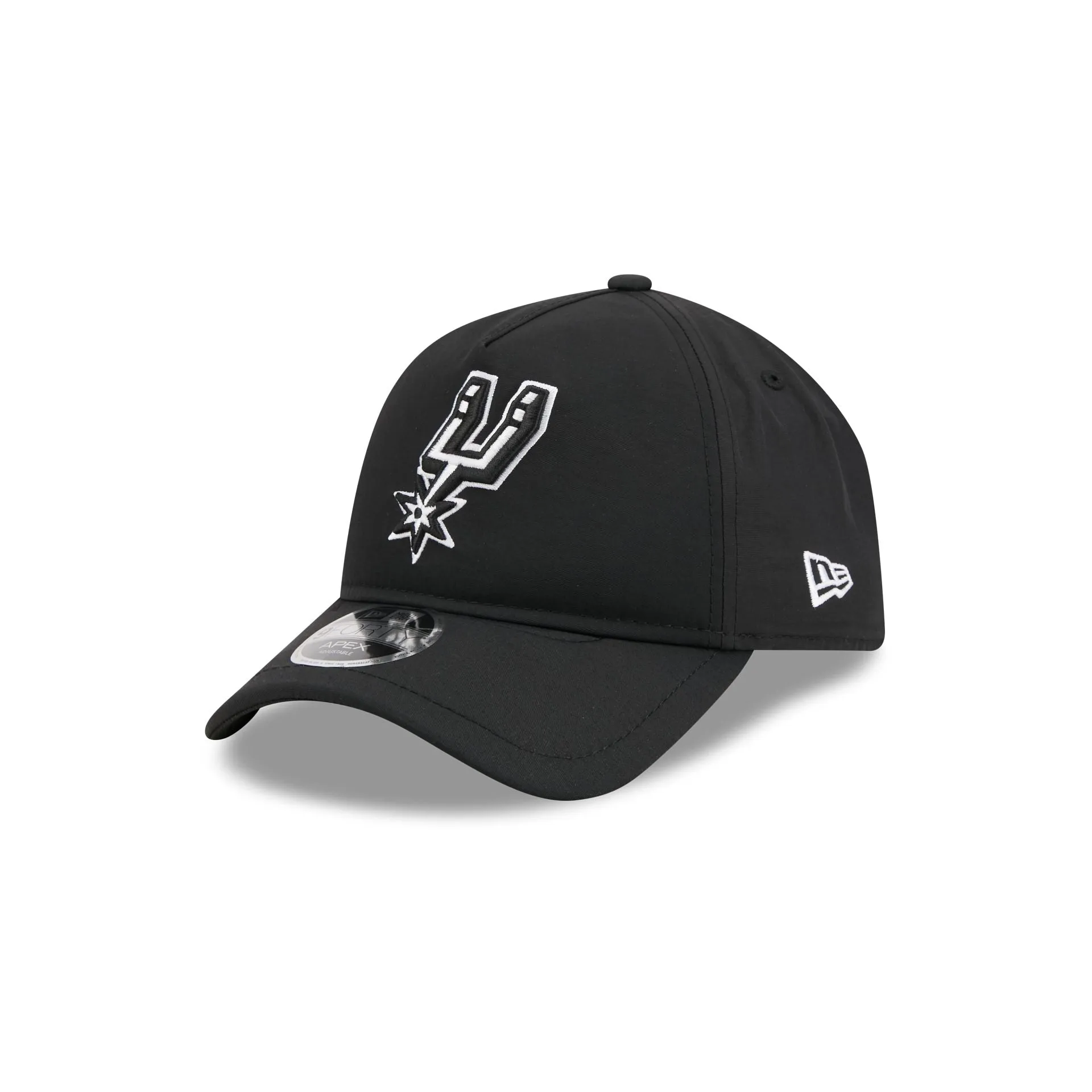 San Antonio Spurs Black 9FORTY APEX Snapback Hat sold by New Era