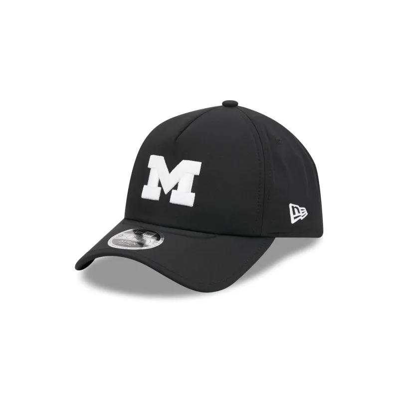 Michigan Wolverines Black 9FORTY APEX Snapback Hat made by New Era