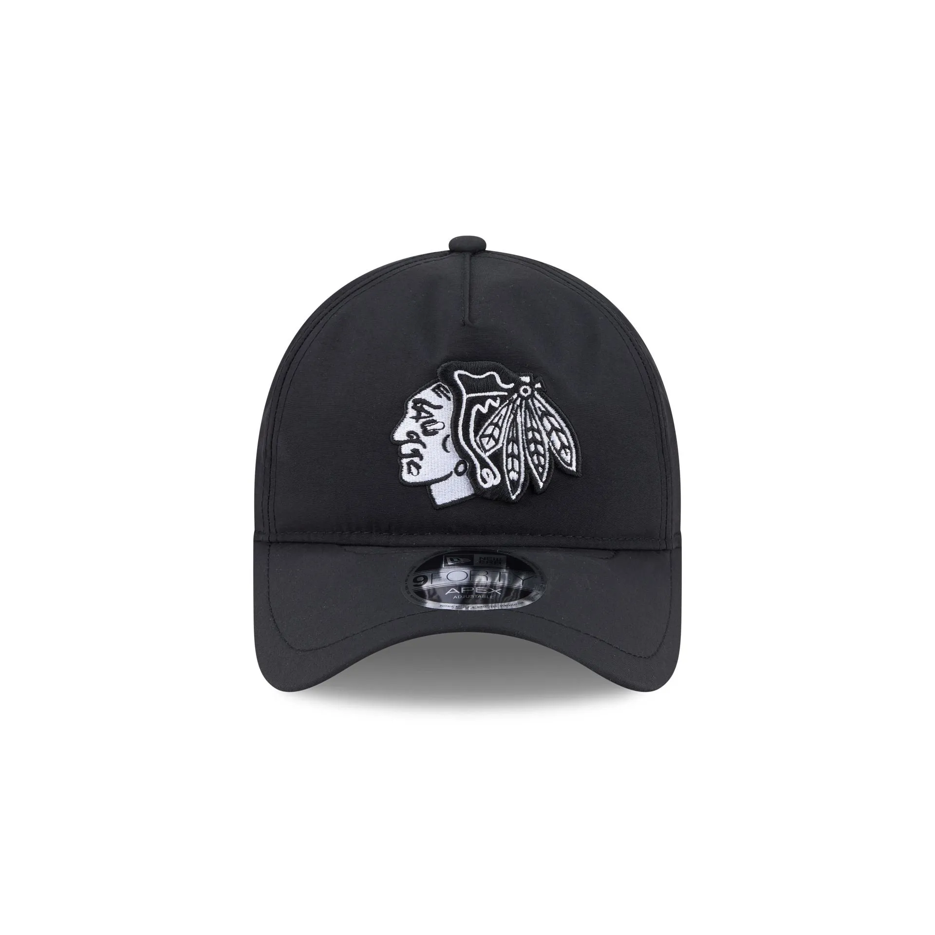 Chicago Blackhawks Black 9FORTY APEX Snapback Hat sold by New Era product image thumbnail 2