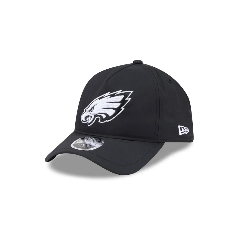 Philadelphia Eagles Black 9FORTY APEX Snapback Hat made by New Era