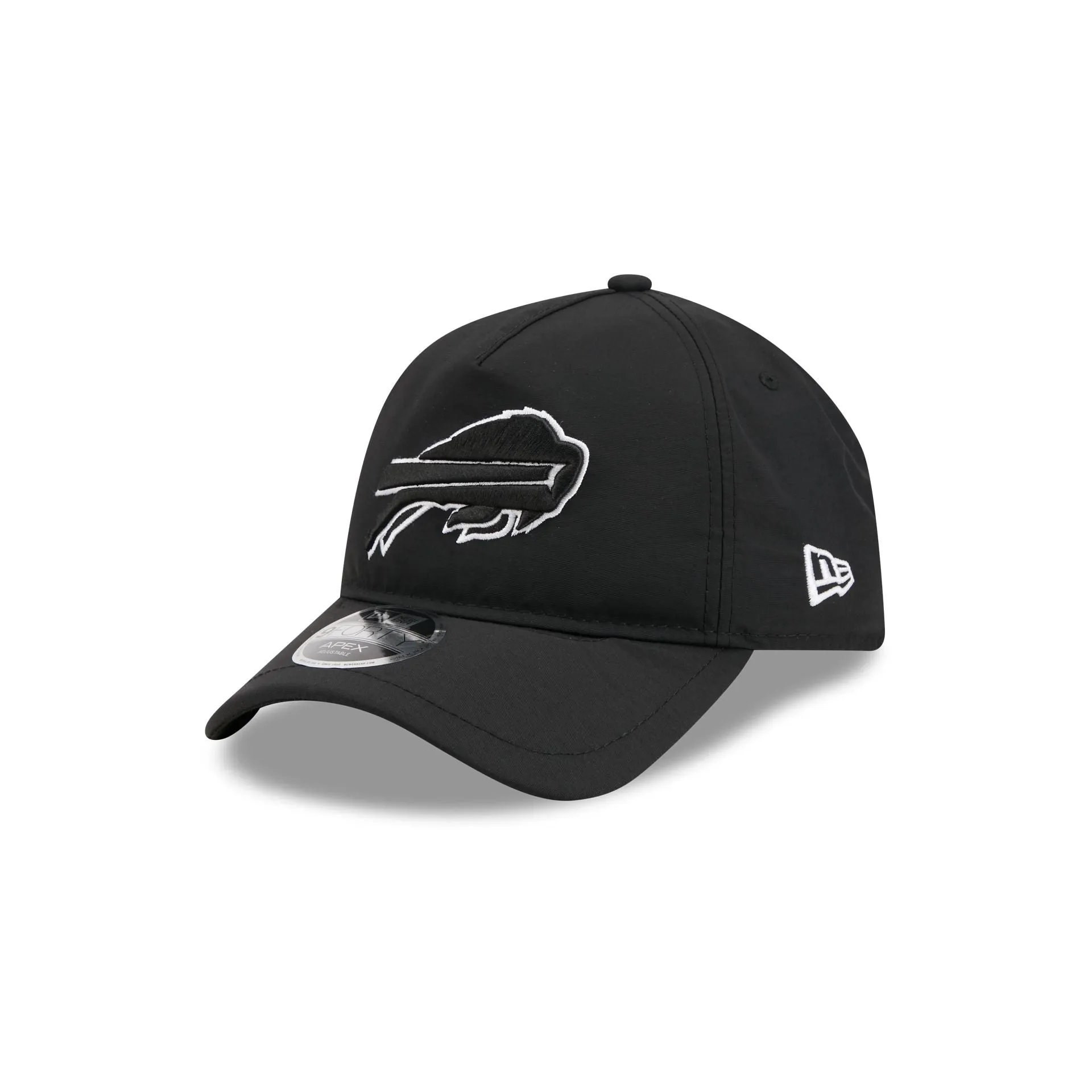 Buffalo Bills Black 9FORTY APEX Snapback Hat sold by New Era