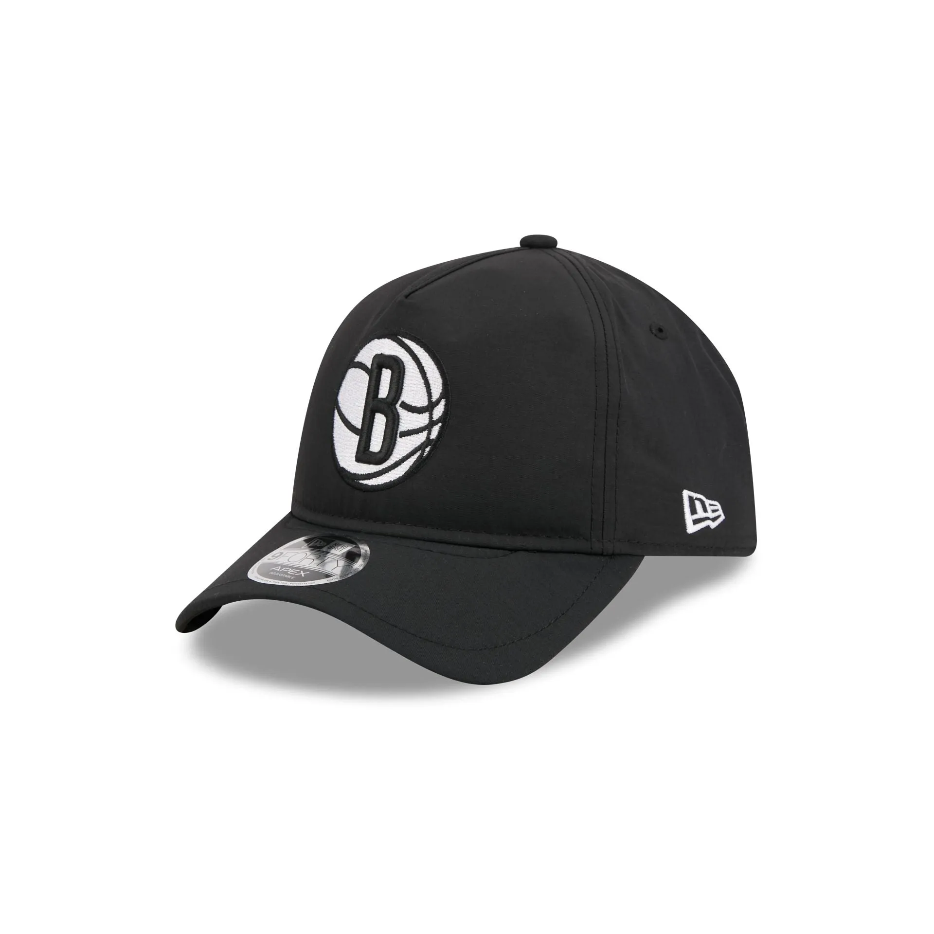Brooklyn Nets Black 9FORTY APEX Snapback Hat sold by New Era