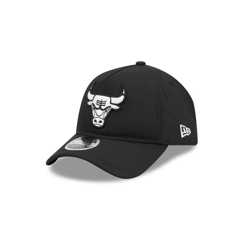 Chicago Bulls Black 9FORTY APEX Snapback Hat made by New Era