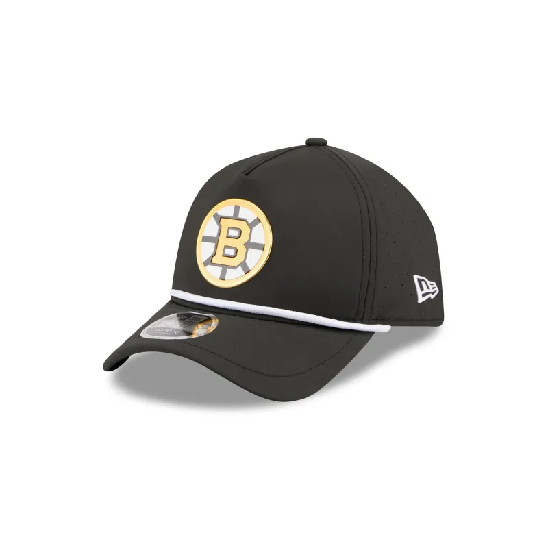 Boston Bruins Performance 9FORTY APEX Snapback Hat made by New Era