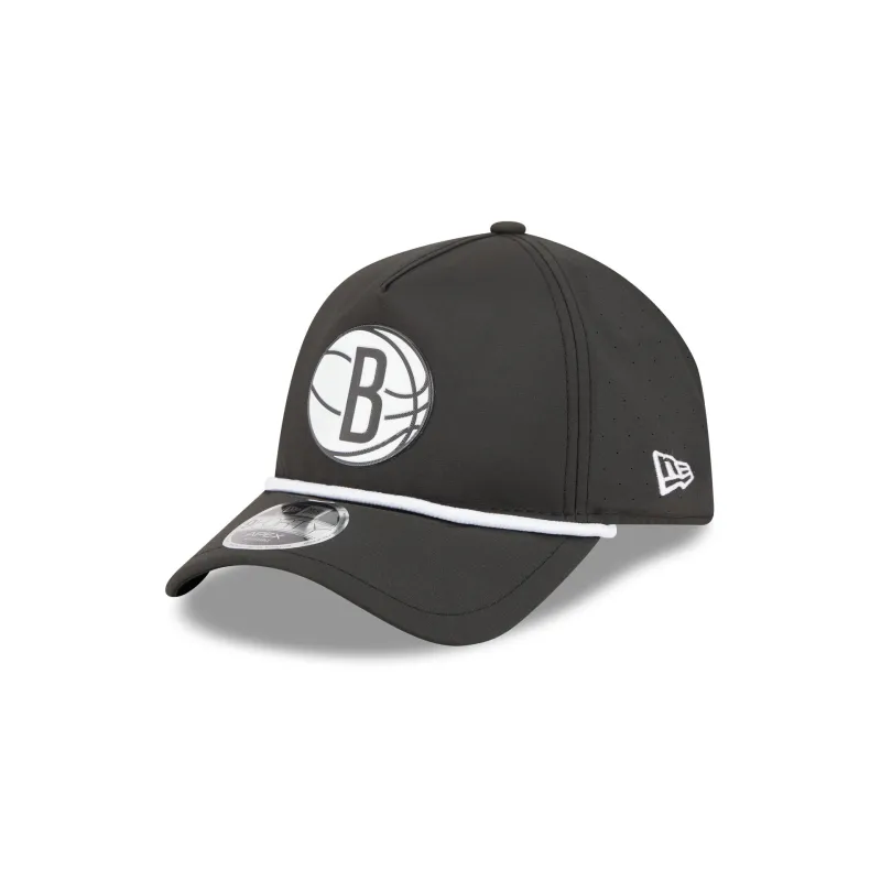 Brooklyn Nets Performance 9FORTY APEX Snapback Hat made by New Era