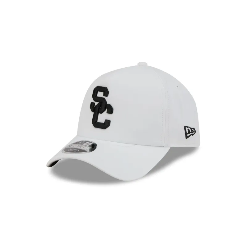 USC Trojans White 9FORTY APEX Snapback Hat made by New Era