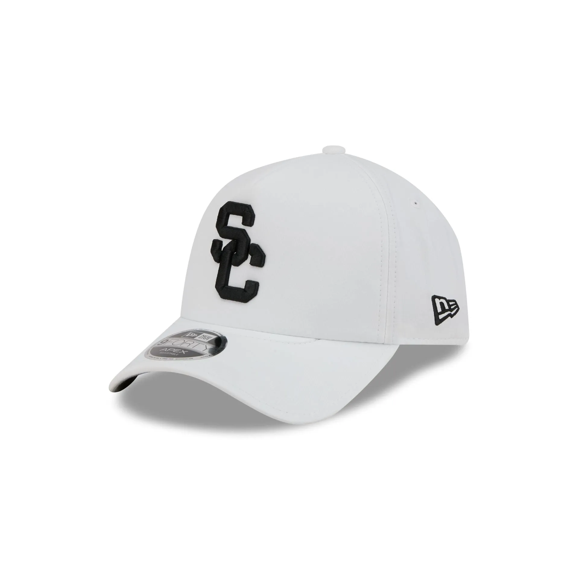 USC Trojans White 9FORTY APEX Snapback Hat sold by New Era