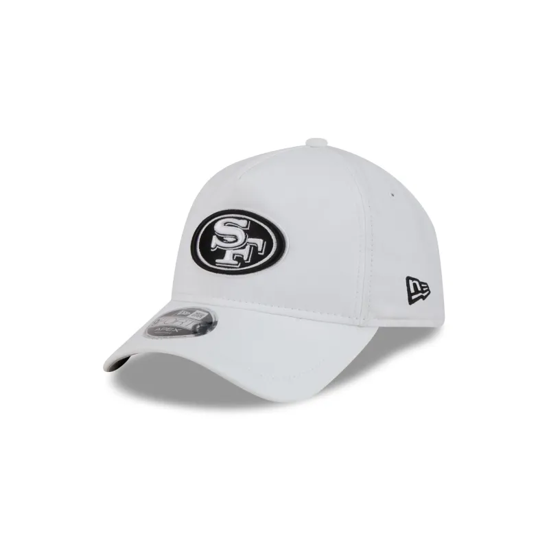 San Francisco 49ers White 9FORTY APEX Snapback Hat made by New Era