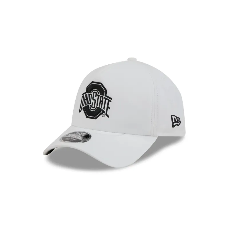 Ohio State Buckeyes White 9FORTY APEX Snapback Hat made by New Era