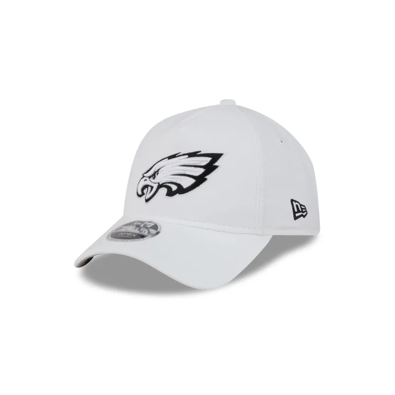 Philadelphia Eagles White 9FORTY APEX Snapback Hat made by New Era