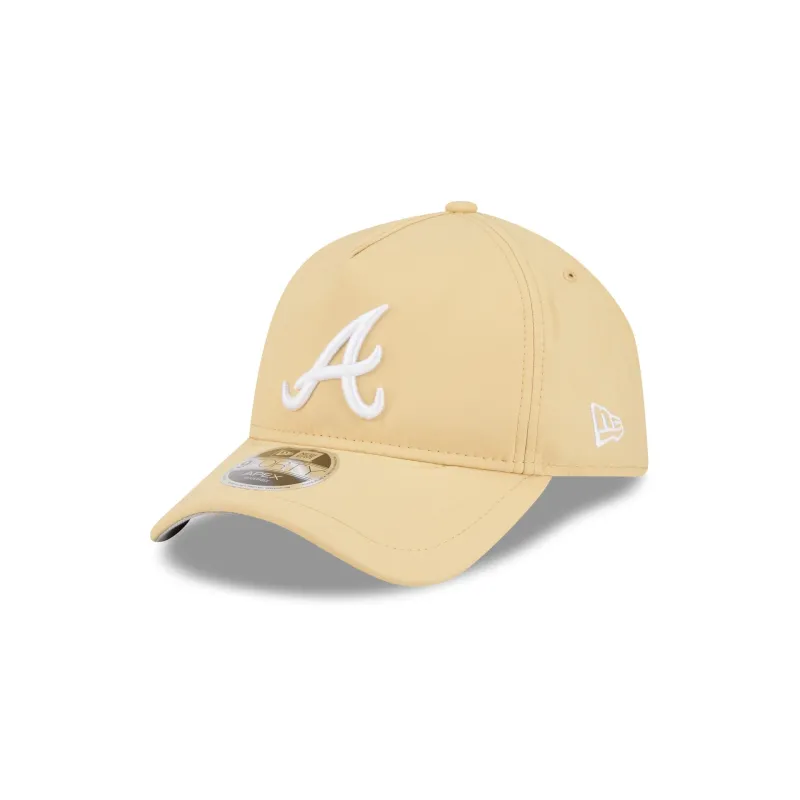 Atlanta Braves Beige 9FORTY APEX Snapback Hat made by New Era