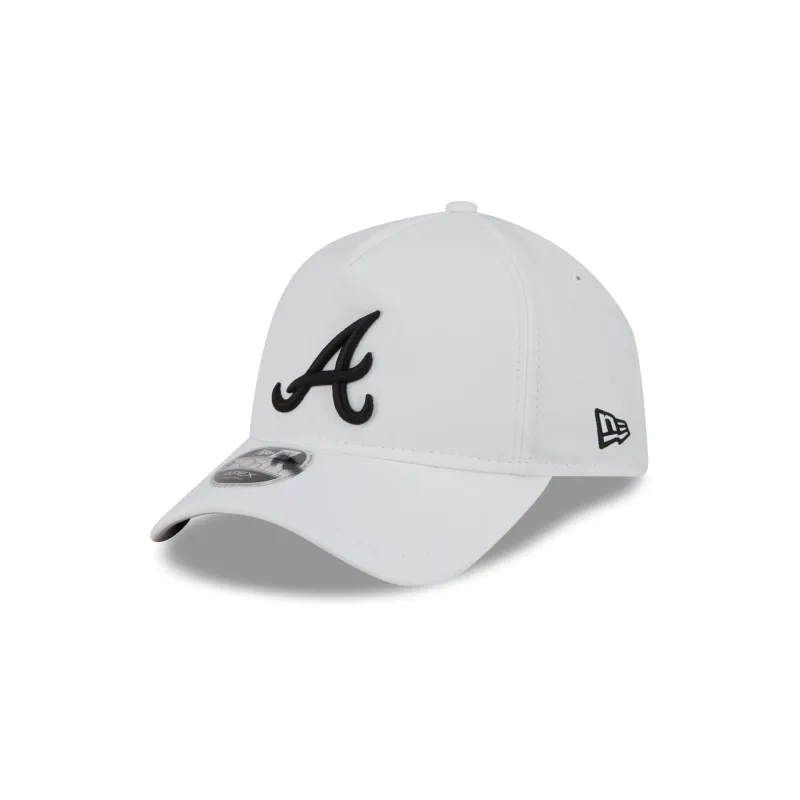 Atlanta Braves White 9FORTY APEX Snapback Hat made by New Era