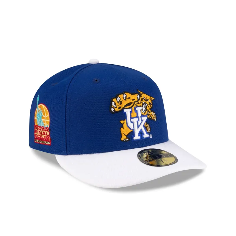 Just Caps College Champions Sidepatch Kentucky Wildcats 59FIFTY Fitted Hat made by New Era