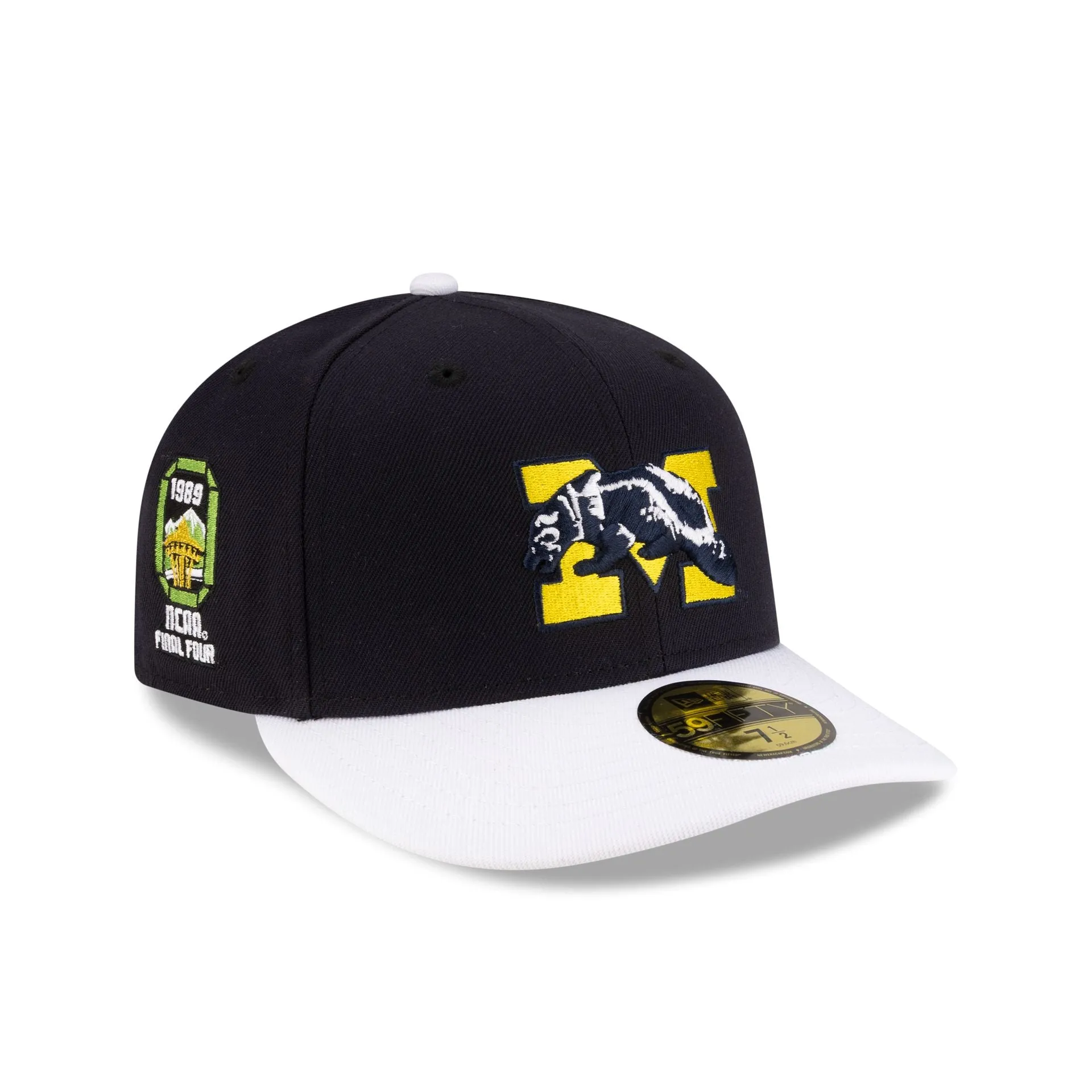 Just Caps College Champions Sidepatch Michigan Wolverines 59FIFTY Fitted Hat sold by New Era