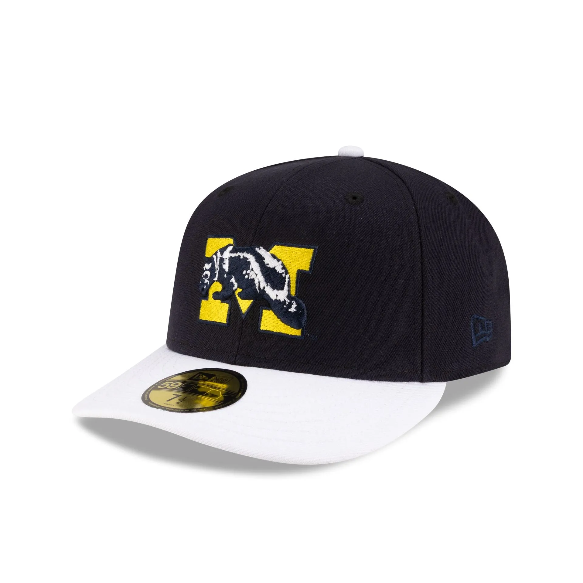 Just Caps College Champions Sidepatch Michigan Wolverines 59FIFTY Fitted Hat sold by New Era product image thumbnail 3